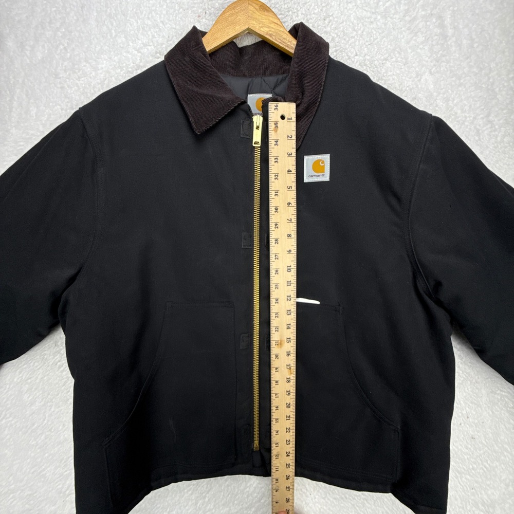 Carhartt Sandstone Jacket Arctic Quilt Lined Mens 52 Tall‎ 2XLT J02 BLK NWT NOS - Picture 10 of 16